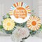 Big Dot of Happiness Here Comes The Son Centerpiece Sticks, Boy Boho Baby Shower Table Topper Decorations - Set of 15